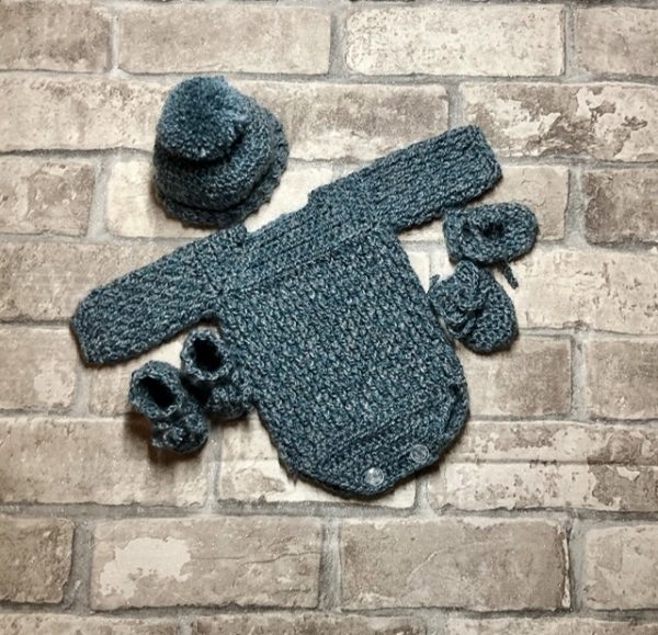 Handmade Crocheted Premie Baby Clothes - Image 6