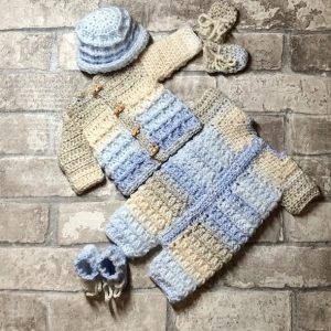 Handmade Crocheted Premie Baby Clothes