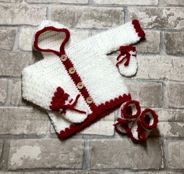 Handmade Crocheted Premie Baby Clothes - Image 4