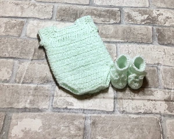 Handmade Crocheted Premie Baby Clothes - Image 2