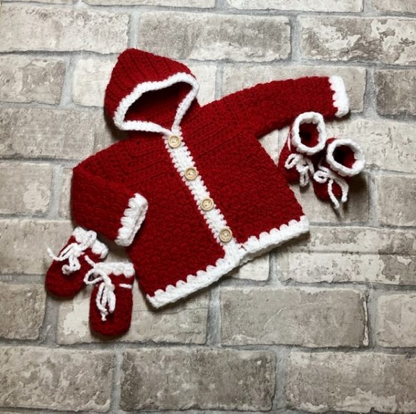 Handmade Crocheted Premie Baby Clothes - Image 3
