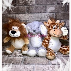 Mumbles mini soft toys ready to be personalised