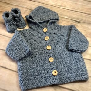 Hooded Cardigan set.
